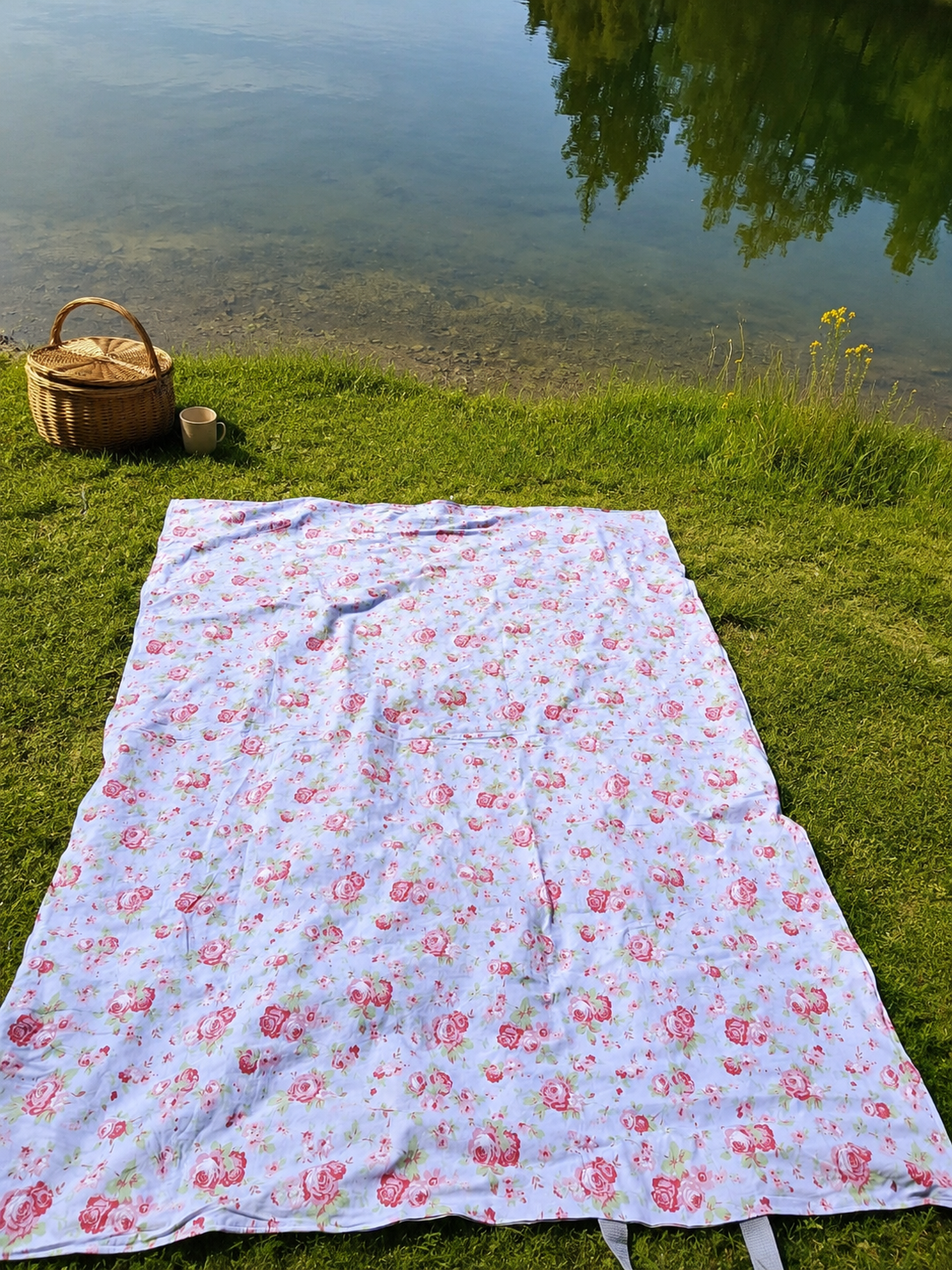 Rosen-Picknickdecke
